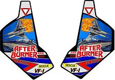 After Burner Arcade Side Art 2pc Set Laminated High Quality Graphics picture