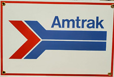 Railway Signs - Amtrak - Red , White and Blue -12