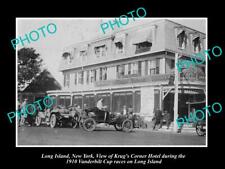 OLD LARGE HISTORIC PHOTO OF LONG ISLAND NEW YORK VIEW OF THE KRUGS HOTEL c1910 picture