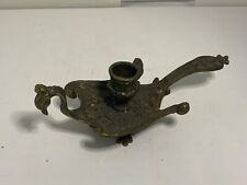 Vintage Peacock Bird Candlestick Holder picture