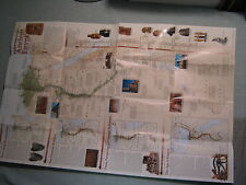 ANCIENT EGYPT WALL MAP + THE EGYPTIANS National Geographic April 2001 picture