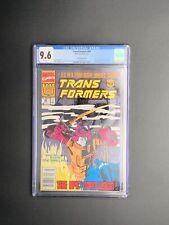Transformers #80 Newsstand 1991 Marvel CGC 9.6 last issue picture