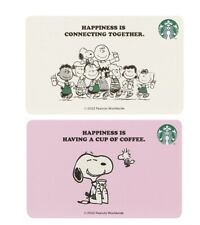 ⭐️Starbucks Japan⭐️ Starbucks Card PEANUTS Off-White and Pink picture