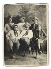 Portrait Photograph, 6 Mexican Men, C. 1930 picture