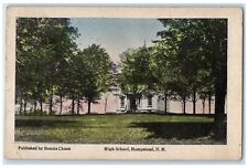 1919 High School Exterior Building Hampstead New Hampshire NH Vintage Postcard picture