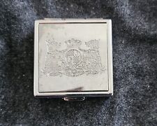 Vintage Juicy Couture Compact Mirror/ Pill ~ Trinket Box Silver Tone Rare  picture