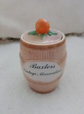 GovanCroft Pottery Vintage Marmalade Jar Baxters Marmalade Made Glasgow Scotland picture
