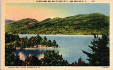 Northwest Bay and Tongue Mountain, Lake George, New York Postcard picture