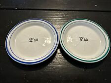 Antique Absinthe Plates 2f 50 & 3f 50 picture