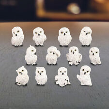 12-PC Set Snowy Mini Owl 2