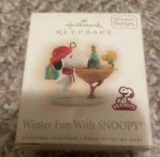 Hallmark Keepsake “Winter Fun With Snoopy” picture