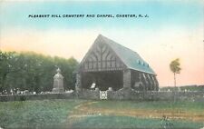 1911 Pleasant Hill Cemetery and Chapel, Chester, New Jersey Postcard picture
