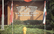 sl64 Original Slide  1985 Dedication Los Angeles Fire station # 127 249a picture