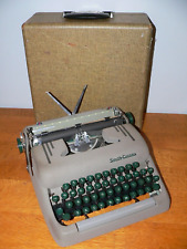 Vintage 1953 Smith Corona Silent Portable Manual Typewriter w/Case picture