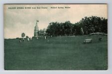 Poland Spring House from Golf Course, Vintage Maine c1910 Postcard picture