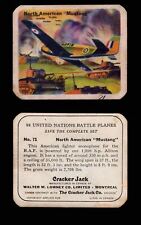 Cracker Jack United Nations Battle Planes Vintage You Pick Single Cards #71-147 picture
