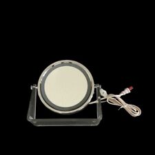 Underwriters Laboratory Vintage Lighted Magnifying Makeup Mirror Round - WORKS picture