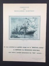 1953 Compagnie des Messageries Maritimes program Bernelle liner maréchal picture
