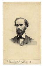 Rare 1860s CDV Photo Freed Slave Missionary Methodist Reverend T. Willard Lewis picture