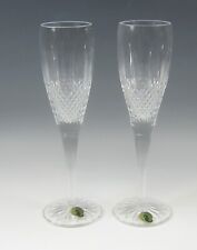 Pair of Waterford GLENMEDE Crystal Champagne Flutes picture