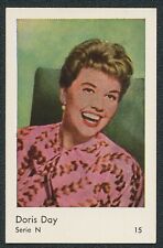 1962 DORIS DAY DUTCH GUM CARD SERIE N #15 EX picture