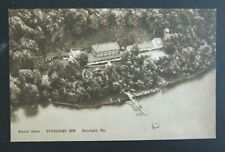 Aerial View Starlight Inn Starlight PA Unposted Linen Postcard  picture