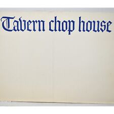 1972 Hollenden Tavern Chop House Restaurant Menu Superior Avenue Cleveland Ohio picture