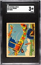 1934 R136 National Chicle Sky Birds #96: A.E.G. BOMBER High # ~ SGC 3 picture
