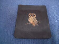 couroc of monterey tray with owl 7 by 6 picture
