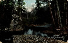 Cold Brook near Saranac Lake NY New York ~ c1910 postcard picture