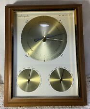Vintage Airguide Barometer/Weather Station- Framed- Brass picture