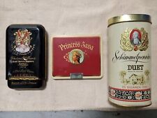 Unique Tobacco And Cigar Tins, Lot Of 3 picture