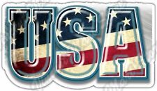 USA Flag Patriotic United states of America Car Bumper Vinyl Sticker Decal 6
