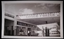 1950s Photo Kaiser Frazer Auto Dealership Gas Station Ft. Lauderdale Florida picture