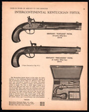1969 INTERCONTINENTAL Kentucky Flintlock and Percussion Pistol PRINT AD picture