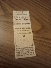 1972 Vintage Postal Order NYC PO Money Order Receipt: The Evergreen Club NY NY picture