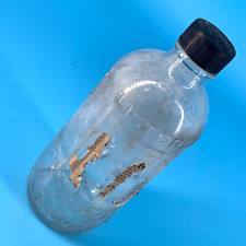 Antique Listerine LAMBERT Pharmacal Company Embossed Bottle - 7