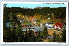 c1920's Evergreen Bear Creek Canon View Denver Mountain Parks Colorado Postcard picture