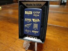 HISTORY OF ZIPPO LOGOS ZIPPO LIGHTER MINT IN BOX picture