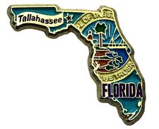 Florida State Of Capital Tallahassee Hat lapel Pin AVA F1D30C picture