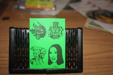1972  Sonny and Cher  Monty Gum Hobby Stickers Very Rarest  Green Variation picture