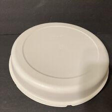 Vintage Almond Tupperware Veggie Storage Tray Keeper 1665 with 1666 Lid picture