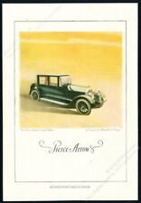 1921 Pierce Arrow Coupe Sedan car Edward A Wilson color art vintage print ad picture