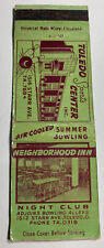 Sports Center Bowling Nite Club  Matchbook Cover Toledo Ohio picture