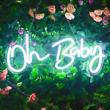 Oh Baby Neon Sign, Dimmable Oh Baby LED Sign, Reusable Oh Baby Neon Light Sign f picture
