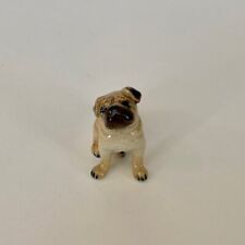 Hand-Painted Miniature Pug Dog Porcelain Figurine – 24981 picture