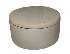 Stone Trinket Box Round Cream Pale Pink Kenya Desk Table Vanity picture