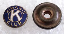 Very Early Kiwanis Club Member Lapel Pin - Antique Screw Back (no International) picture