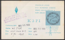 K2PI Franklin Atlee QSL card West Collingswood NJ 1963 picture