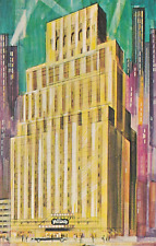 Hotel Piccadilly New York City Postcard 1950's Artist View picture